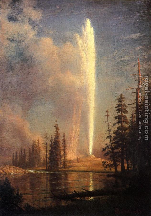 Albert Bierstadt : Old Faithful Albert Bierstadt : Old Faithful